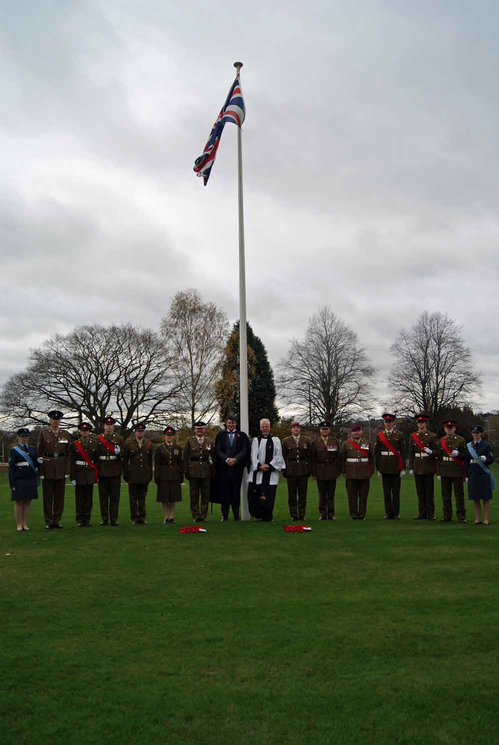 Remembrance at Bromsgrove School, 11th November 2015